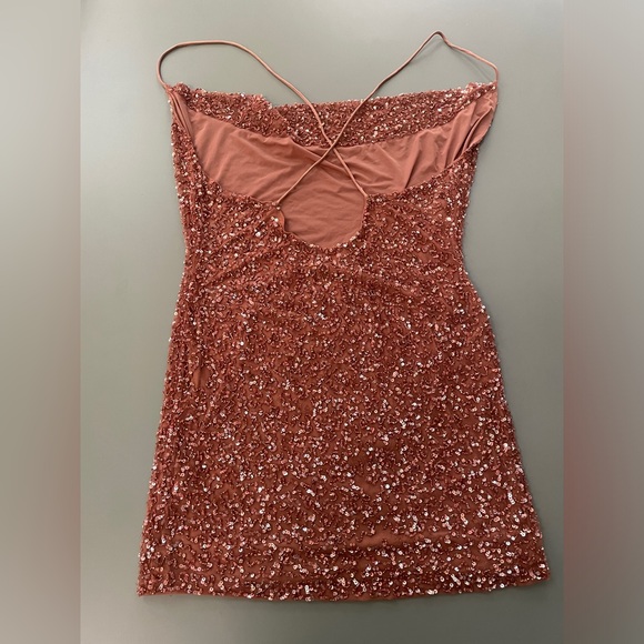 Retrofete Mich Sequin and Beaded Mini dress, Size Small - Picture 5 of 5